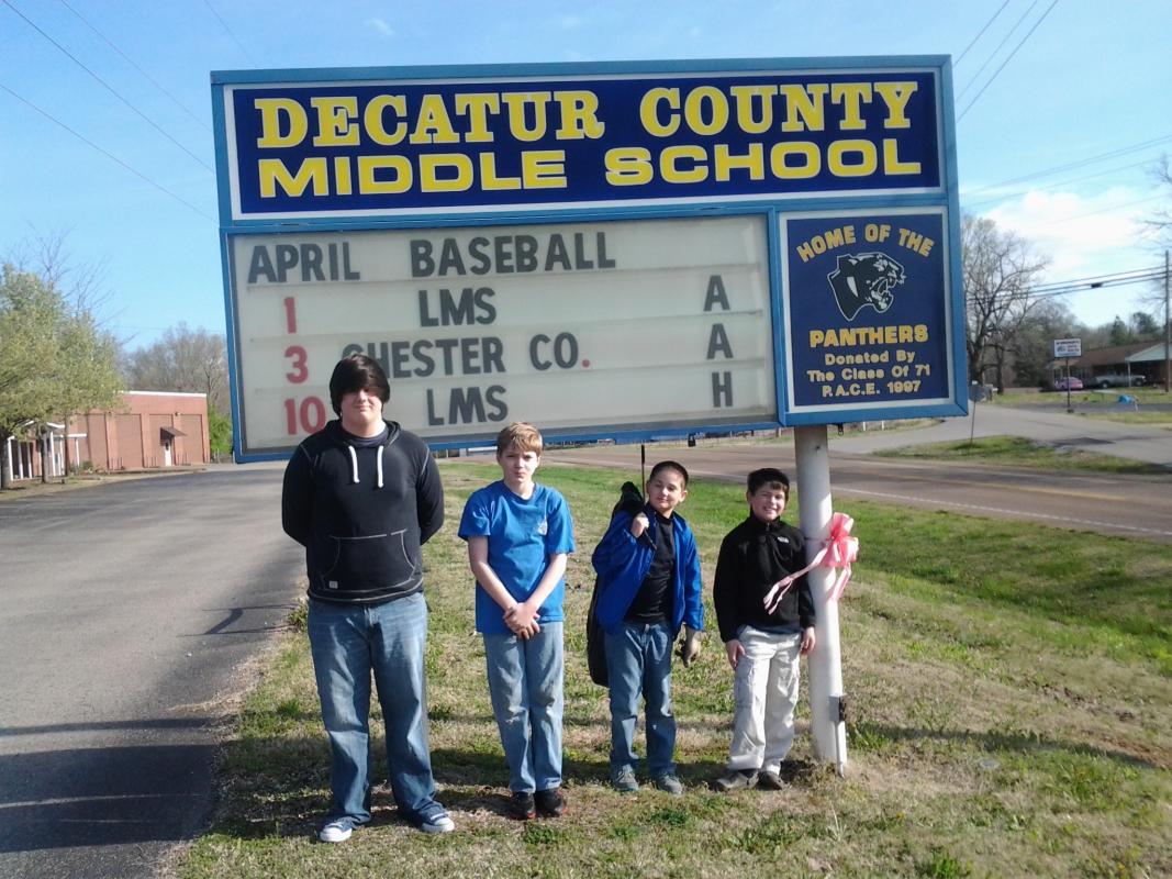 Decatur  Middle School Clean up