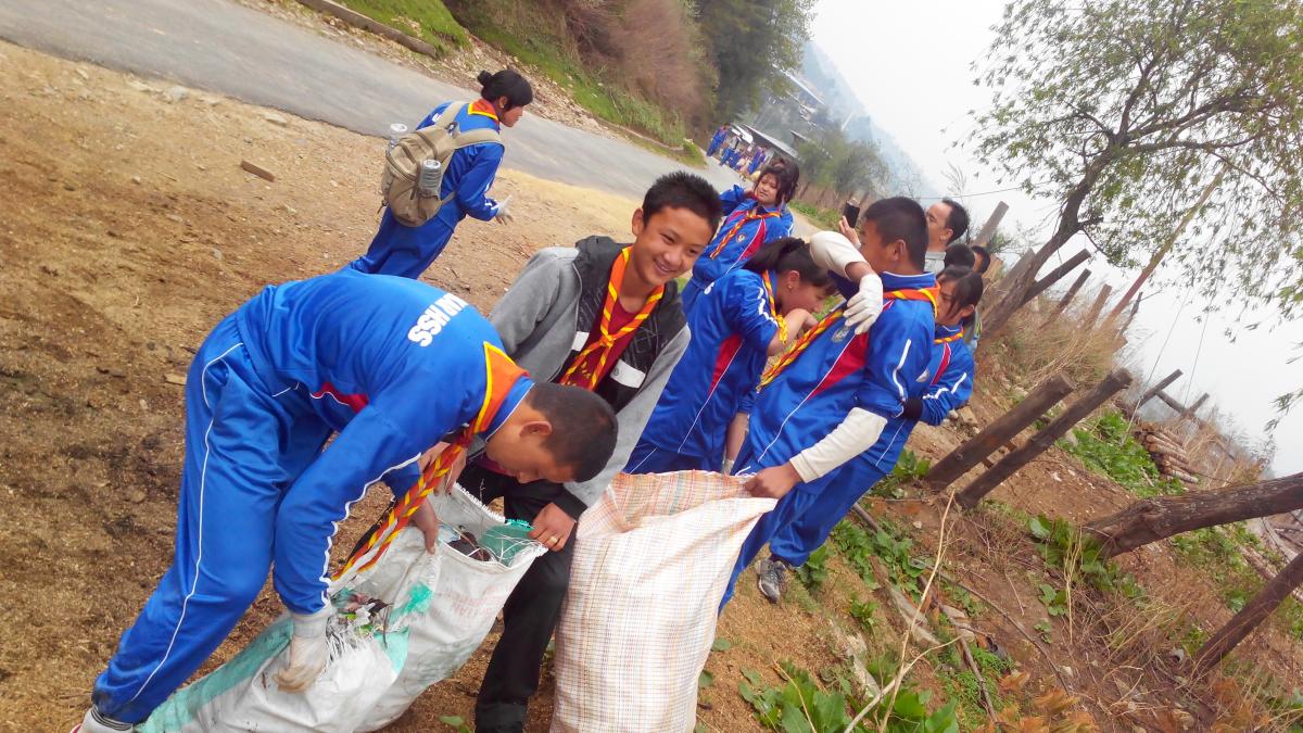 Community Service: Cleaning Campaign at Bumthang