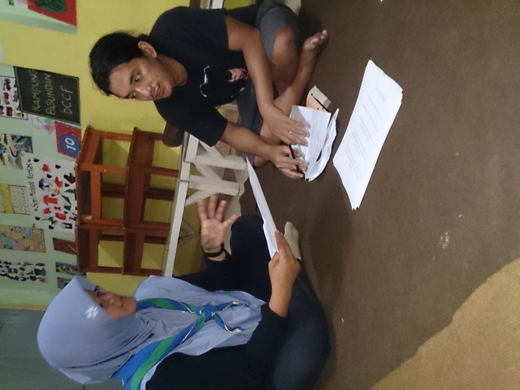 3rd Class of PRABUHI's Free Weekly English Course in Pasundan Village, Bandung
