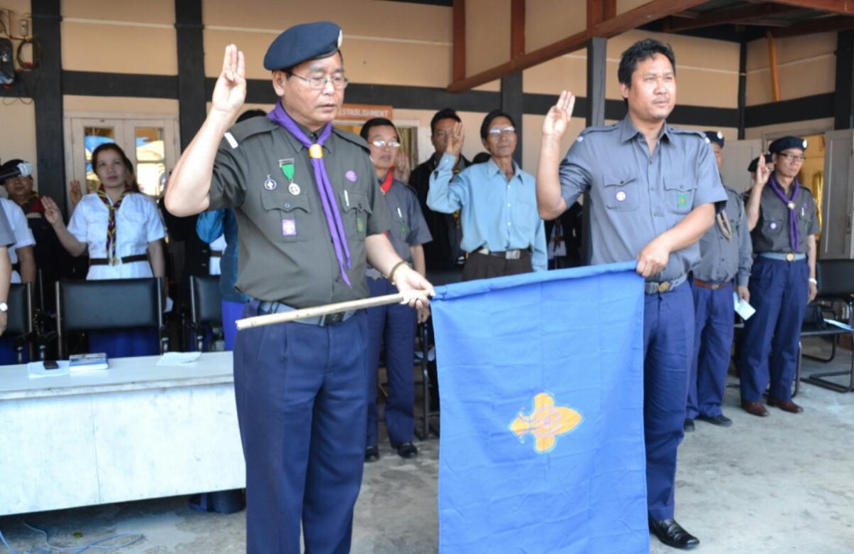 INVESTITURE OF ASST. DISTRICT COMMISSIONER(s) AND GUIDES(S)