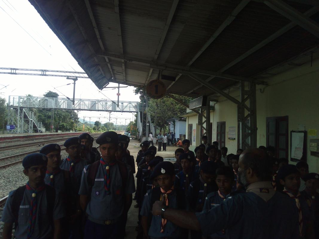 sanitation program with parli railway station (indian railways)