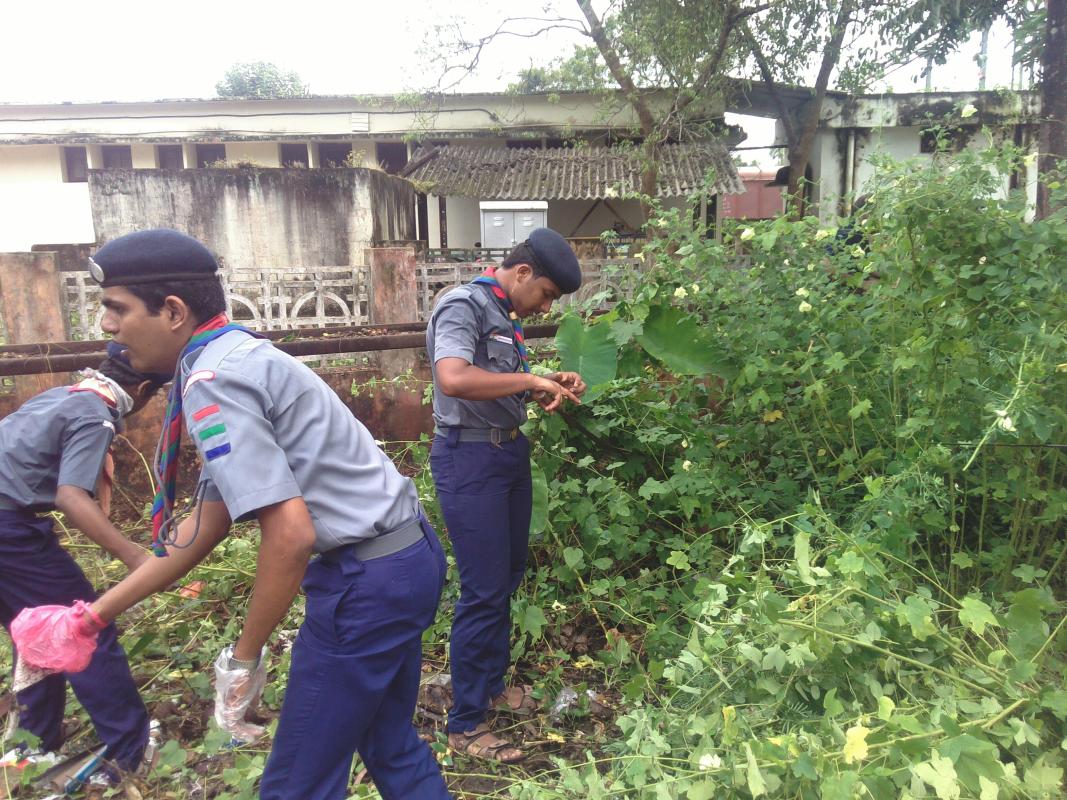 sanitation program with parli railway station (indian railways)