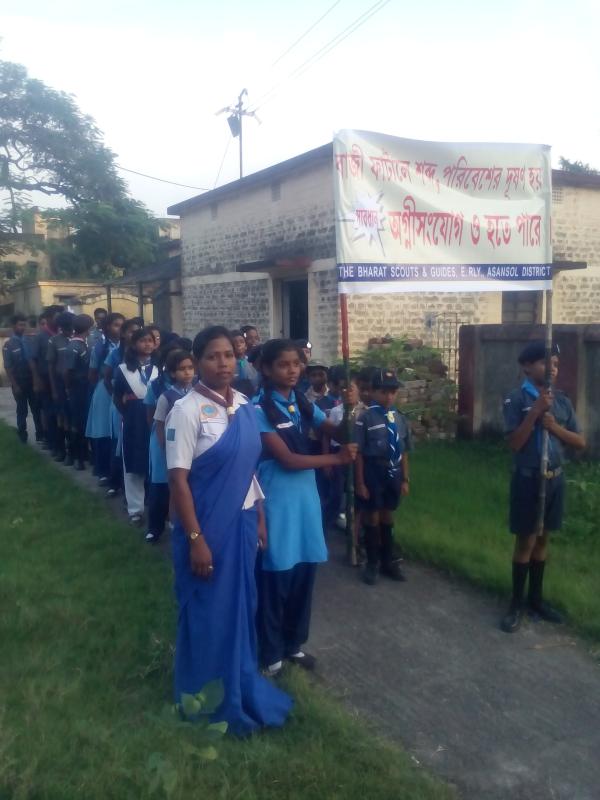 crackers campaingning rally  in Asansol District Andal Local Association