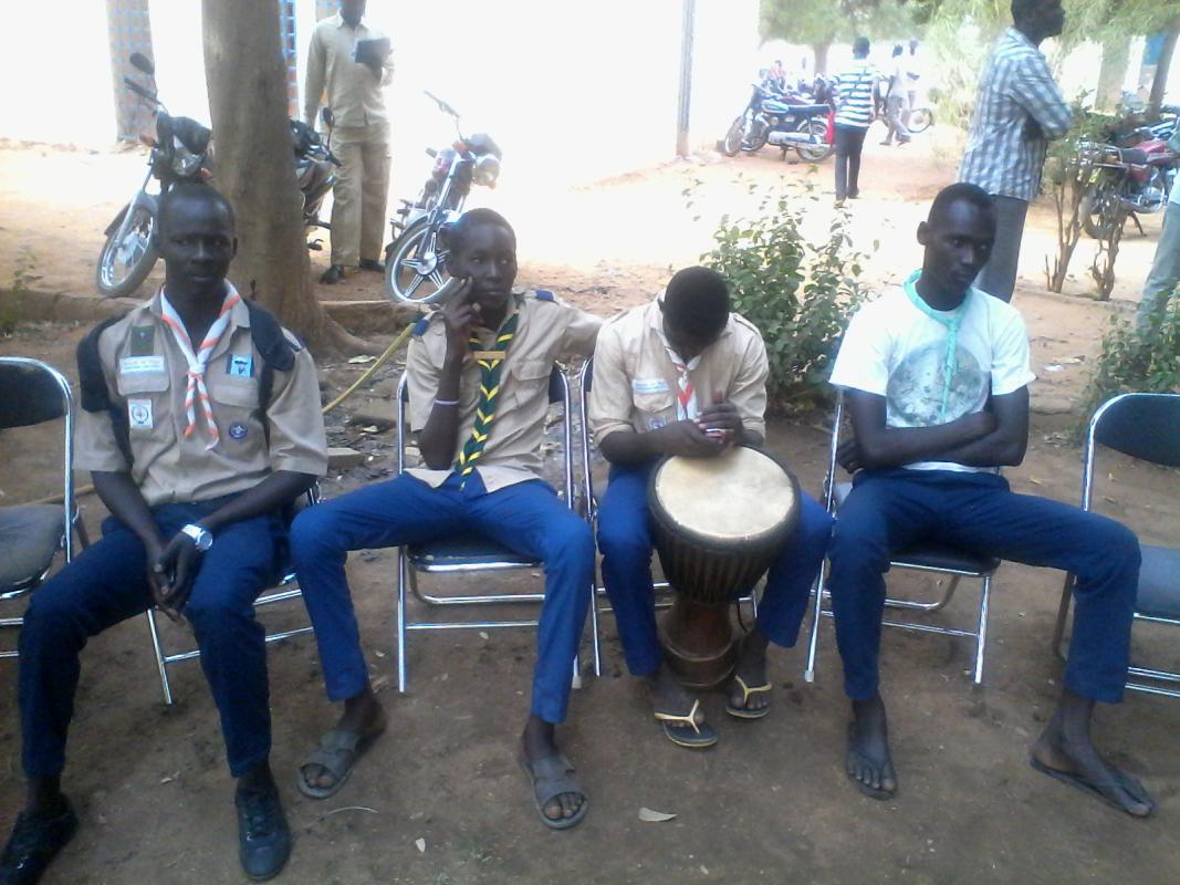 journée porte ouverte des Scouts universitaire de l'université Abdou Moumouni de Niamey (Niger)
