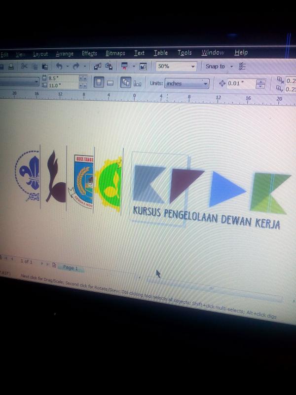 mendesain logo KPDK kwarcab Tangsel