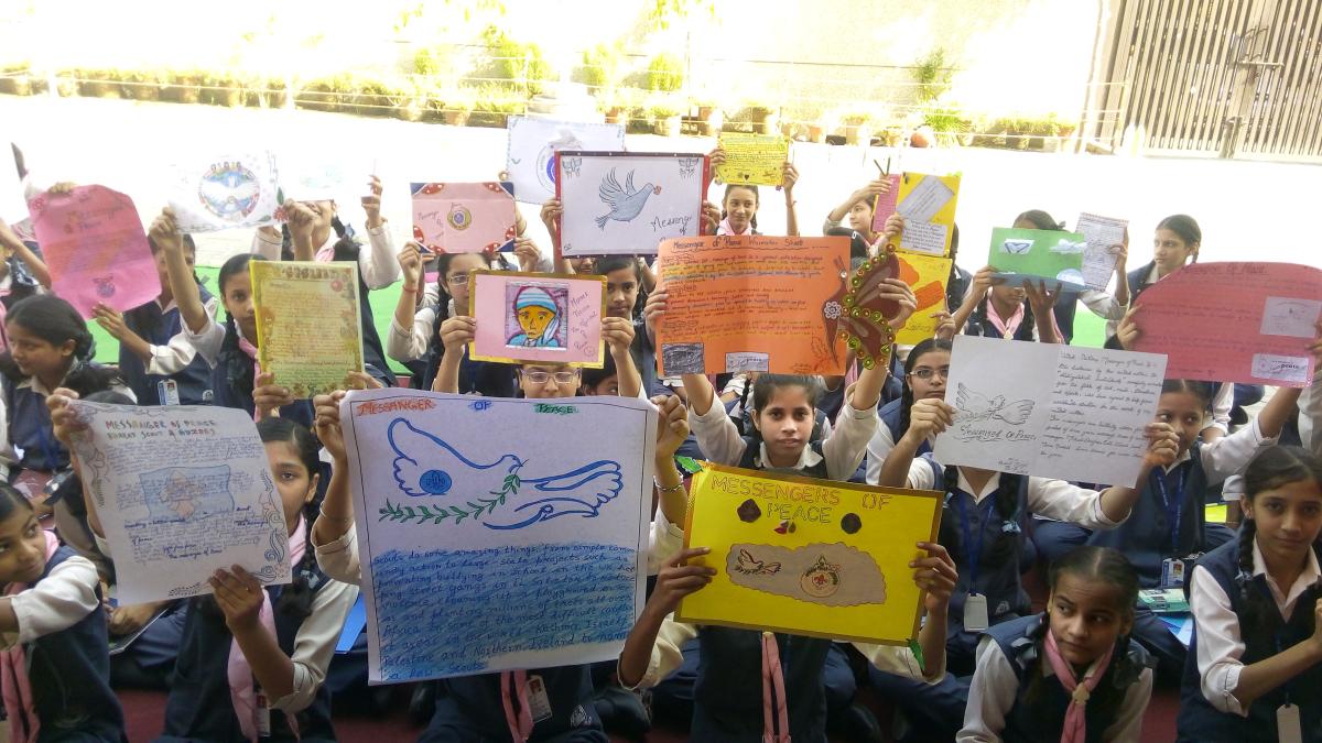 पोस्टर प्रतियोगिता एवं स्काउटिंग की सामान्य जानकारी शिविर।
