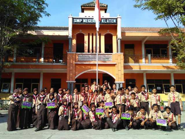 International Day of Peace Bersama Pramuka Espegha Klaten