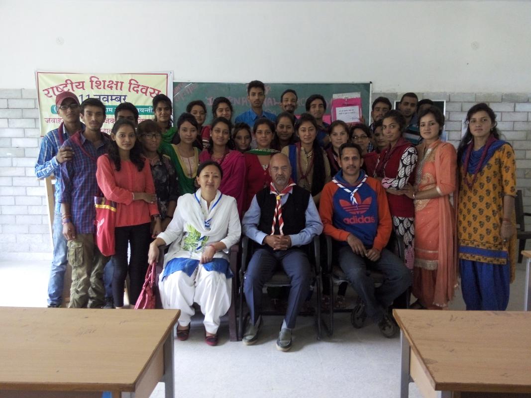 Celebration of International Peace Day (Month) 21 Sept. 2015 - Project name " SAMARTH"