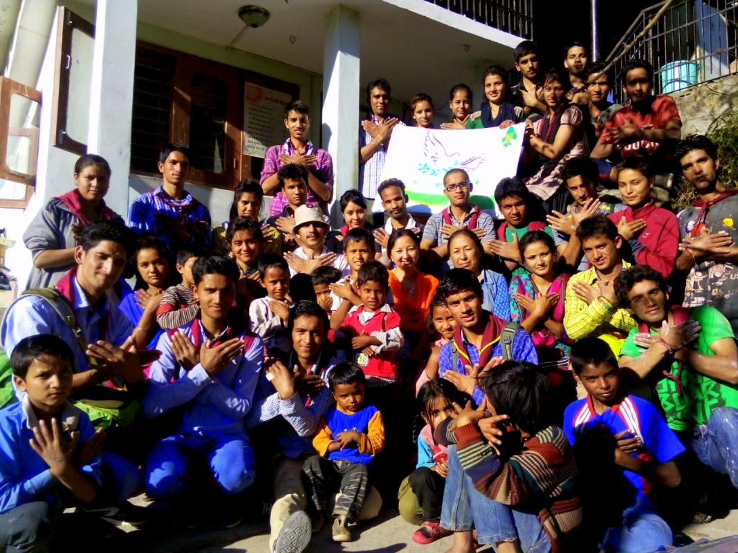 Project- "SAMARTH"- Part- VIII ( Celebration of International Peace Month- Sept 2015, Paiting the Orphan Home named "Mothers Home )