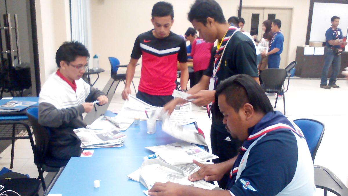 GAME WITH SCOUTING MAMBERS