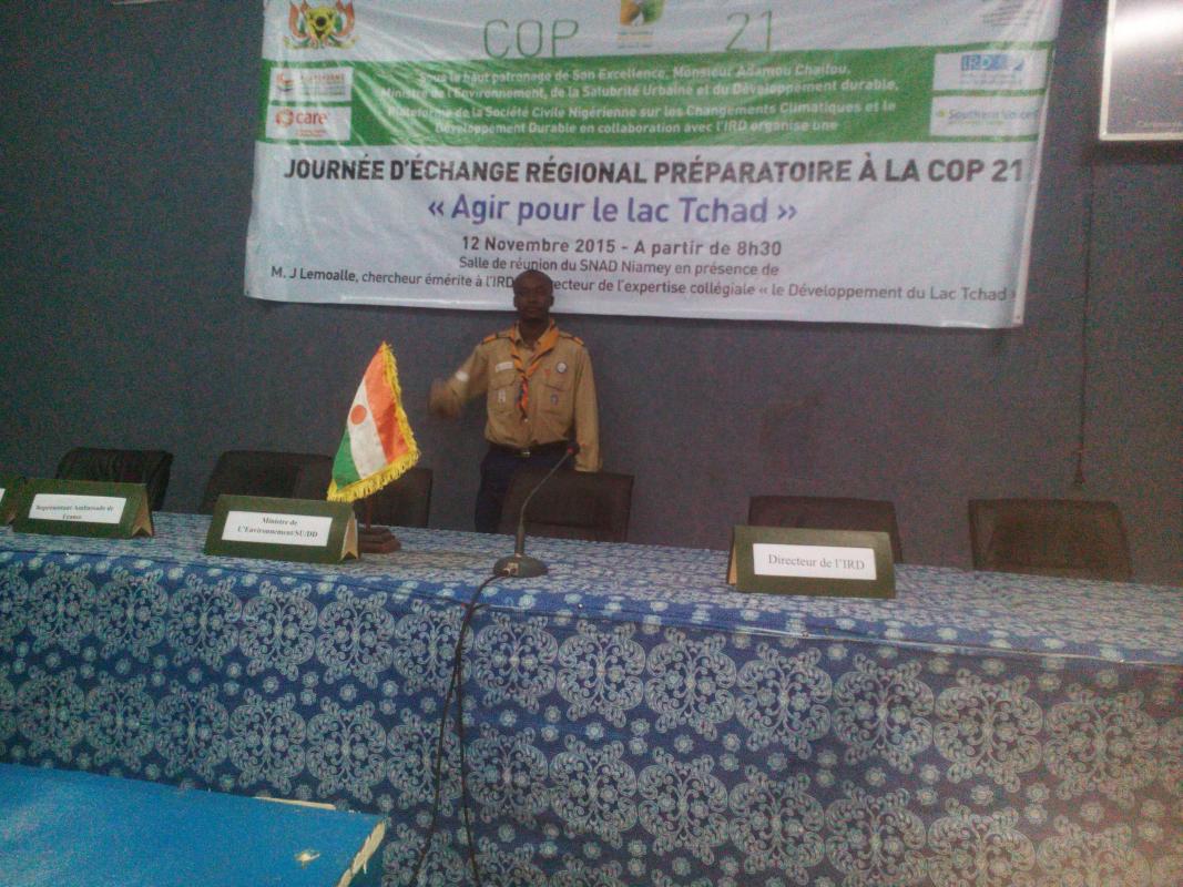 journeé d'echange regional preparatoire a la COP21 " AGIR POUR LE LAC TCHAD"