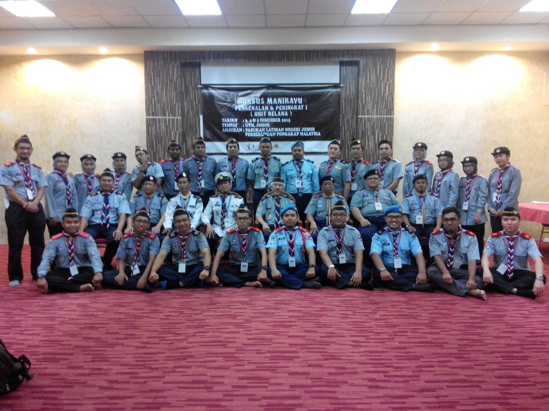 Kursus Manikayu Pengenalan & Peringkat 1 Negeri Johor (Woodbadge Course) Unit Kelana