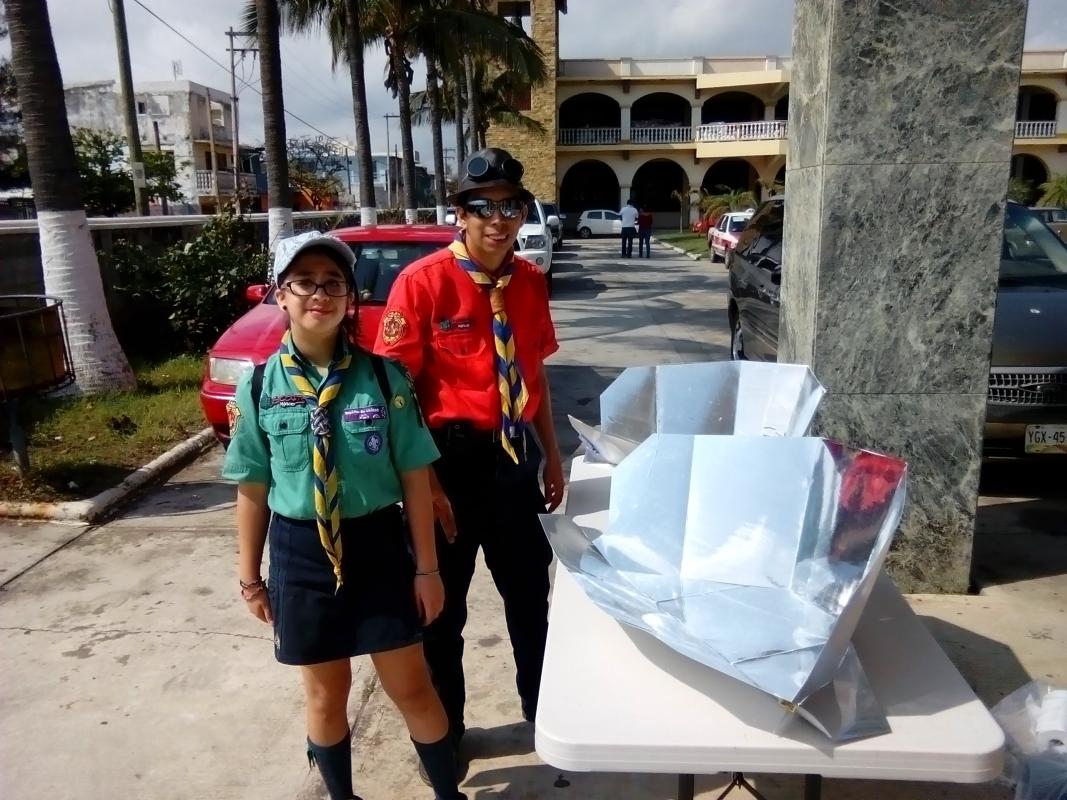 demostracion de cocina solar