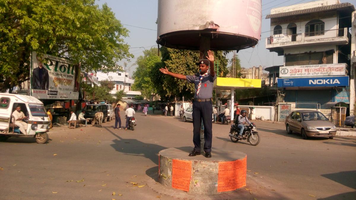 ट्रैफिक कन्ट्रोल कार्यक्रम।