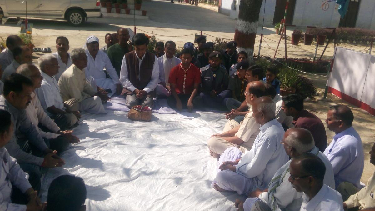 23th मार्च,बलिदान दिवस के अवसर पर आयोजित सर्वधर्म प्रार्थना सभा।