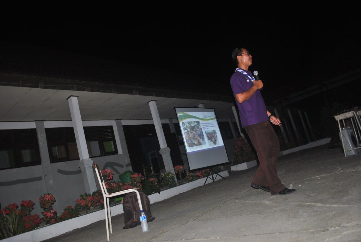 Perkemahan Sosialisasi Messengers Of Peace di Kwartir Ranting Sangkulirang