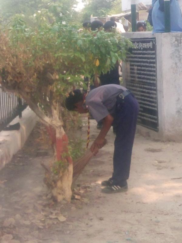 नगर पालिका पार्को के स्वच्छ भारत अभियान का हुआ समापन।