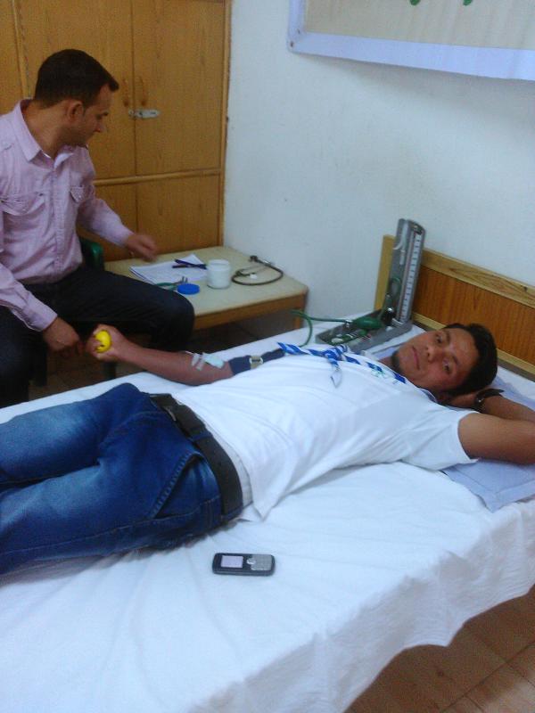 Donated blood