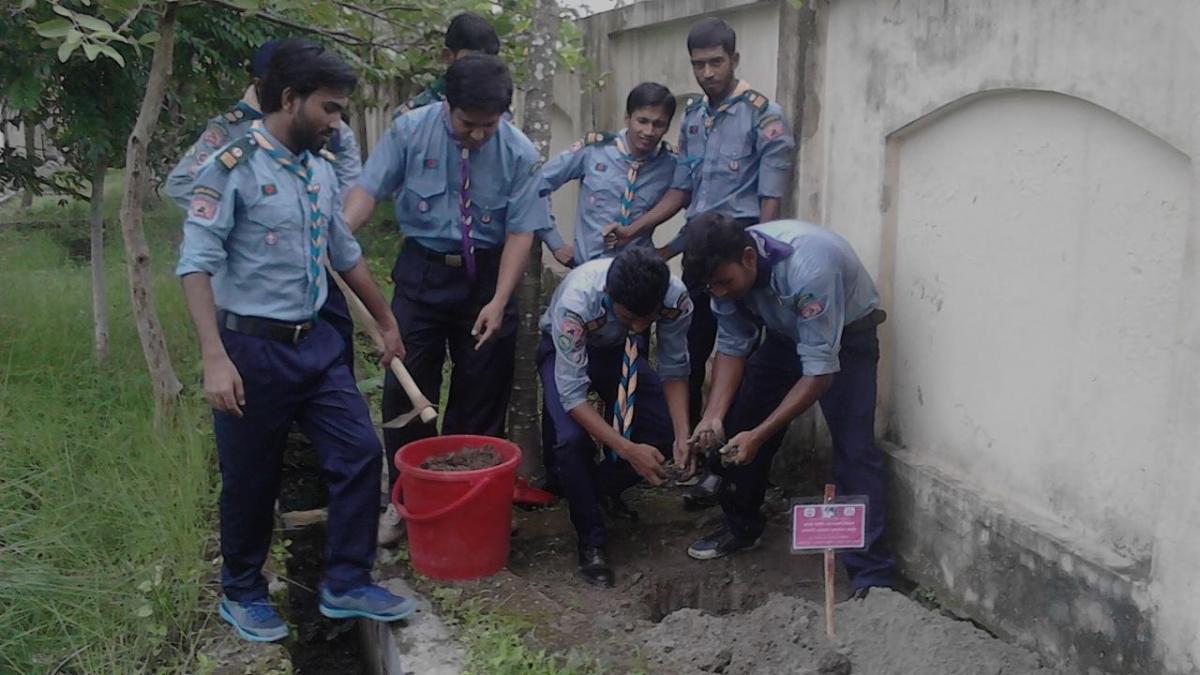 We start our project from Kurigram Polytechnic Institute by planting trees in this campus...And try to make the students concern about planting trees. 