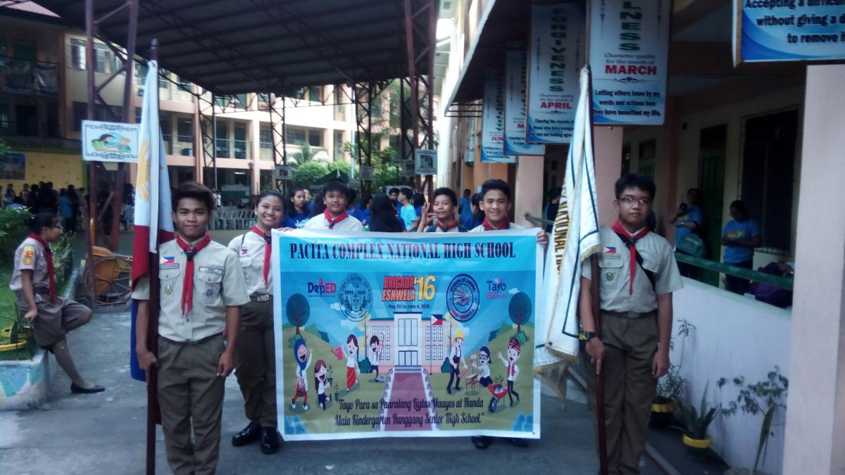 Boy Scouts of the Philippines support "Brigada Eskwela" 2016