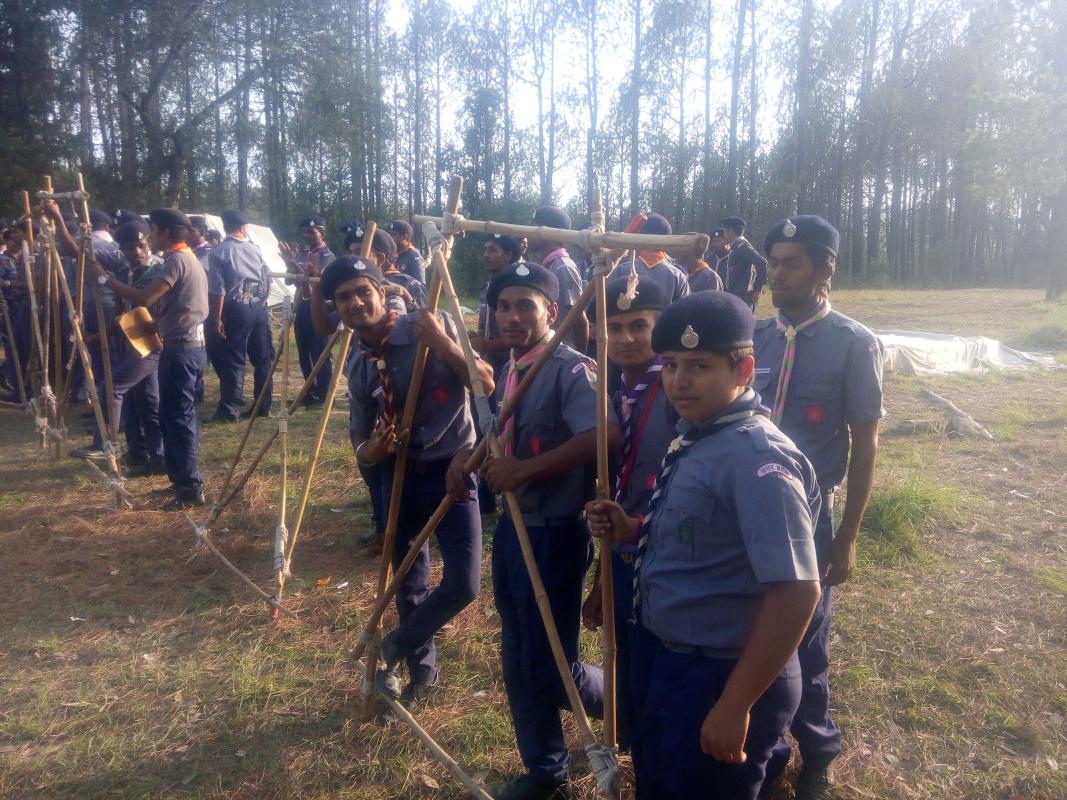 स्टेट लेवल पायनरिंग कम एस्टिमेशन कैंप में इण्डियन स्काउट/गाइड ग्रुप (स्वतंत्र)  ने किया सफल प्रतिभाग।