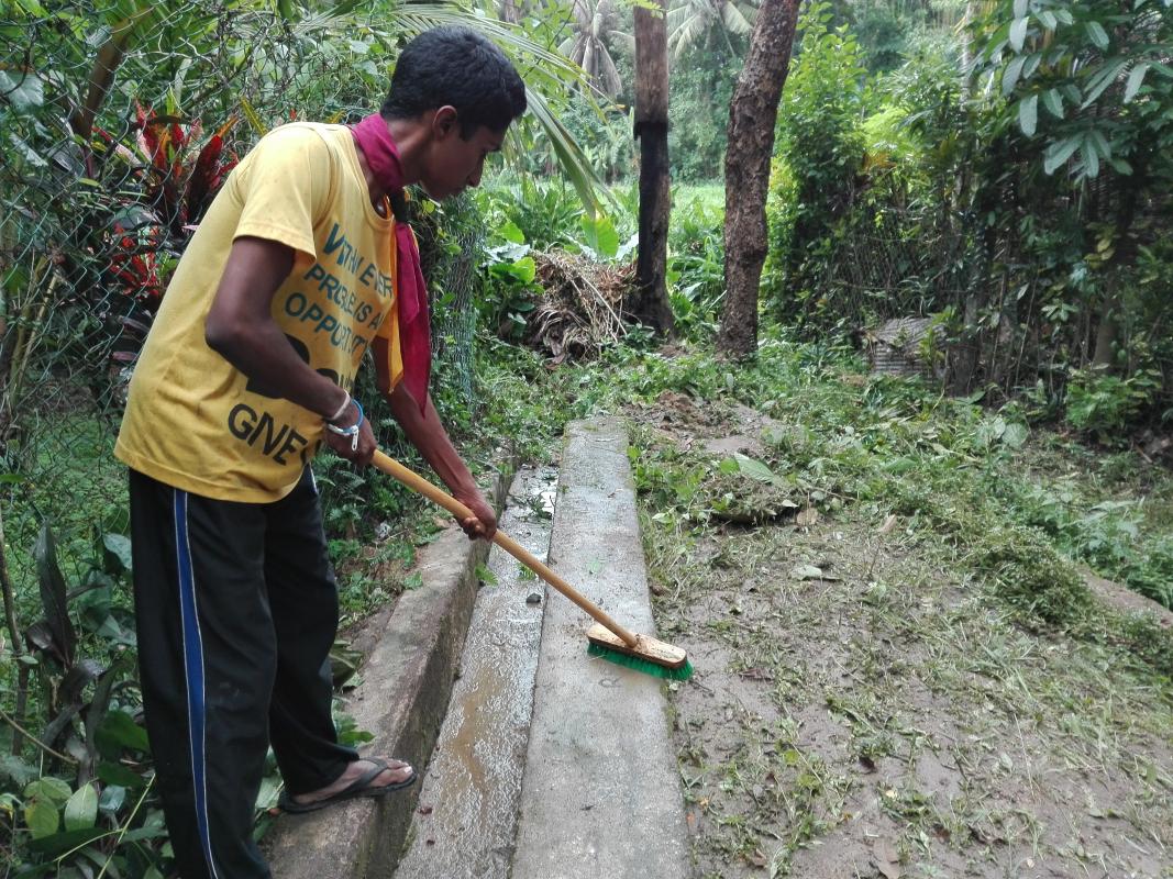 Renovating a public well