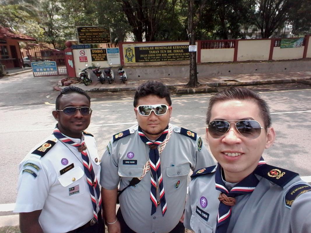 Scout school visit