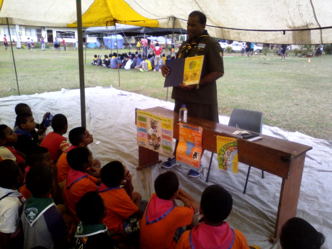 HEALTH EDUCATION AT 9TH FIJI NATIONAL CAMBOREE 2016