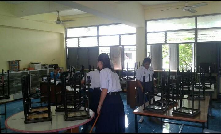 ทำความสะอาดห้องคณิตศาสตร์