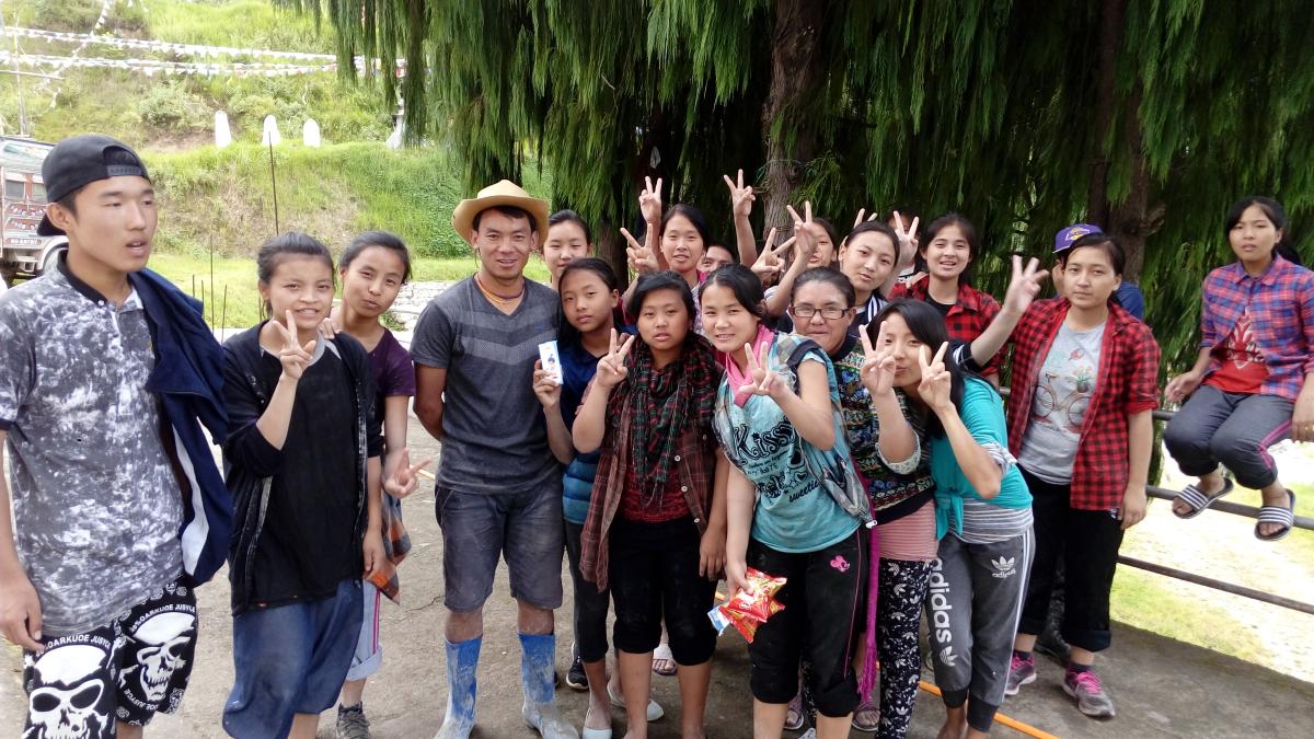 Casting of PCC Slab at Kardung Nunary Dratshang 