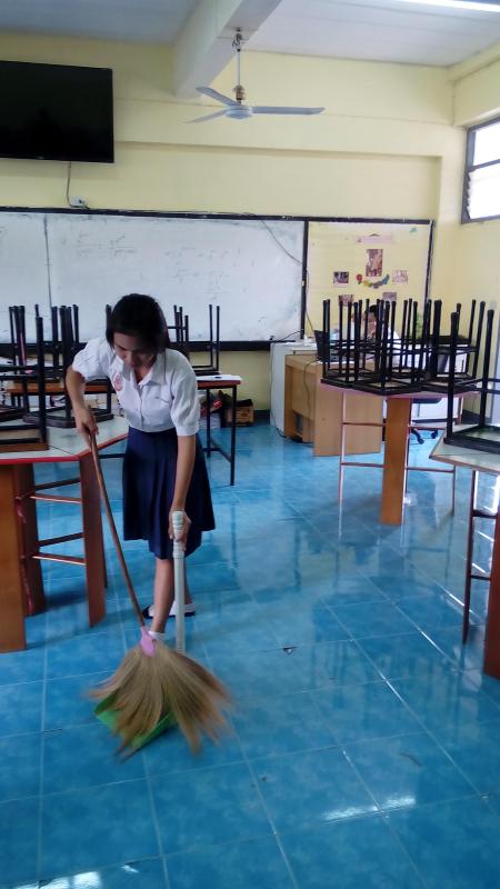 ทำความสะอาดห้องคณิตศาสตร์
