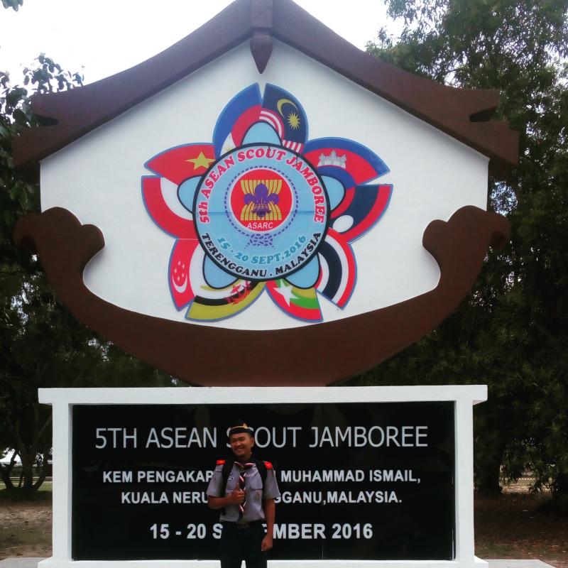 Jambori ASEAN Ke-5 2016 di Kem Pengakap Tengku Muhammad Ismail, Kuala Terengganu.