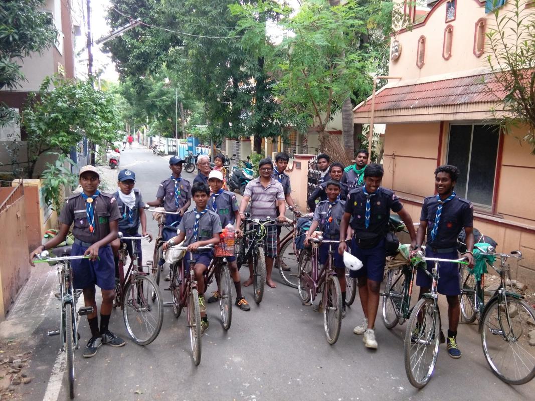 cycling to thandalam