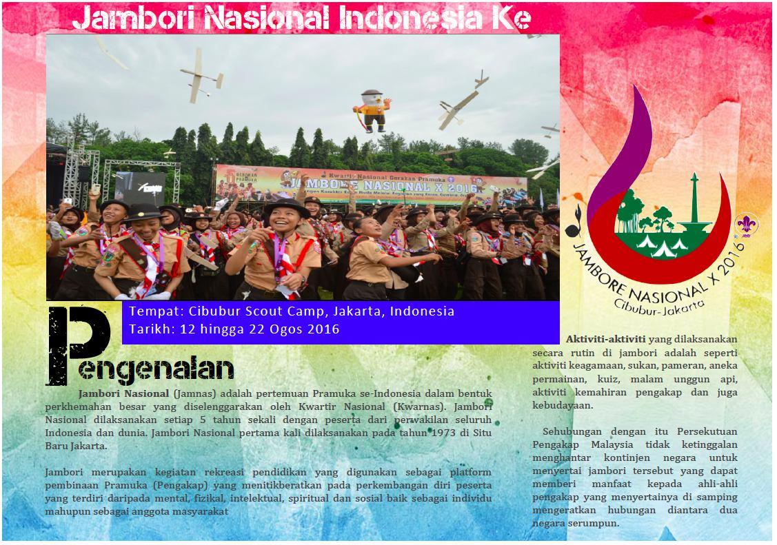 10th Jambore Nasional (JAMNAS X) 2016