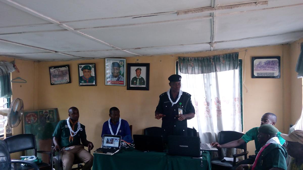 THE IMO STATE SCOUT COUNCIL YOUTH DEPARTMENT INITIATED AND ENCOURAGED SECURITY CONSCIOUSNESS IN THE STATE. NIGERIA