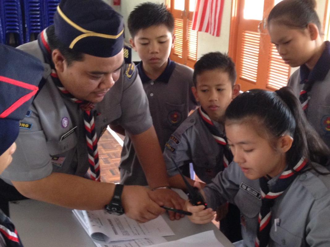 59th Jamboree on the Air (JOTA) sub station 9M6GAS Keningau, Sabah