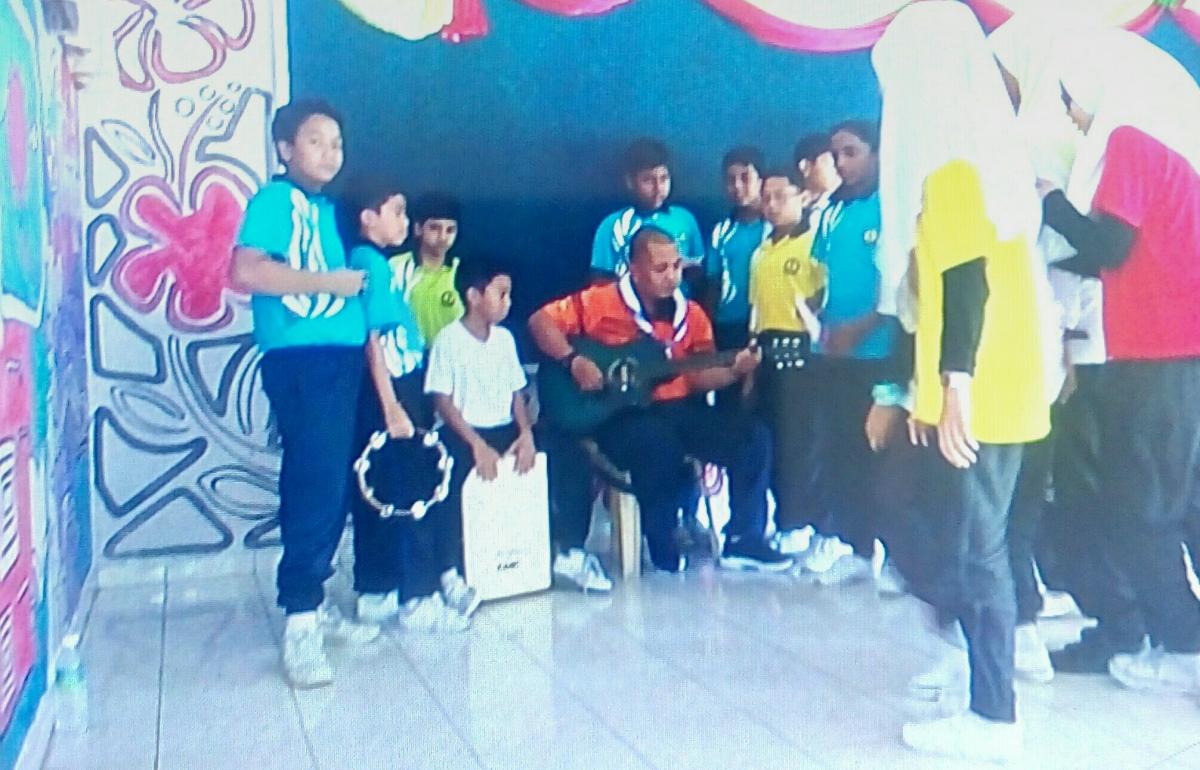 Latihan untuk persembahan.