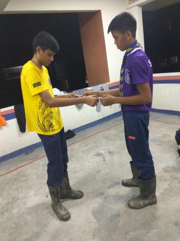 Badge achievement event in Jamboree