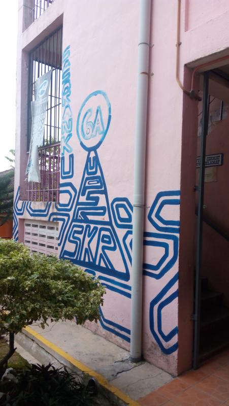 Mural motivasi.