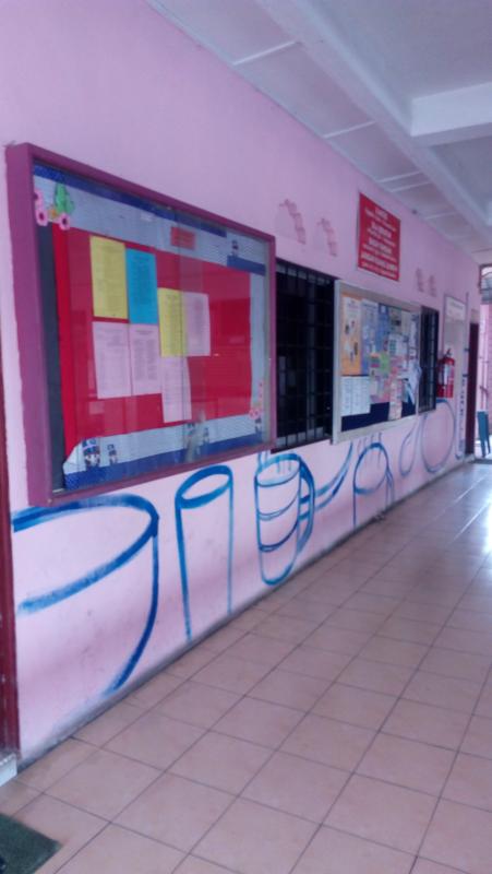 Mural kantin.