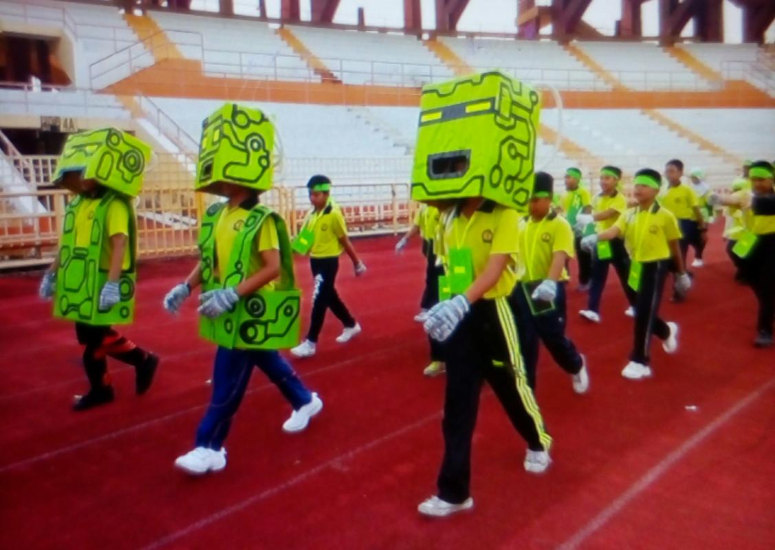 Mereka bentuk maskot.