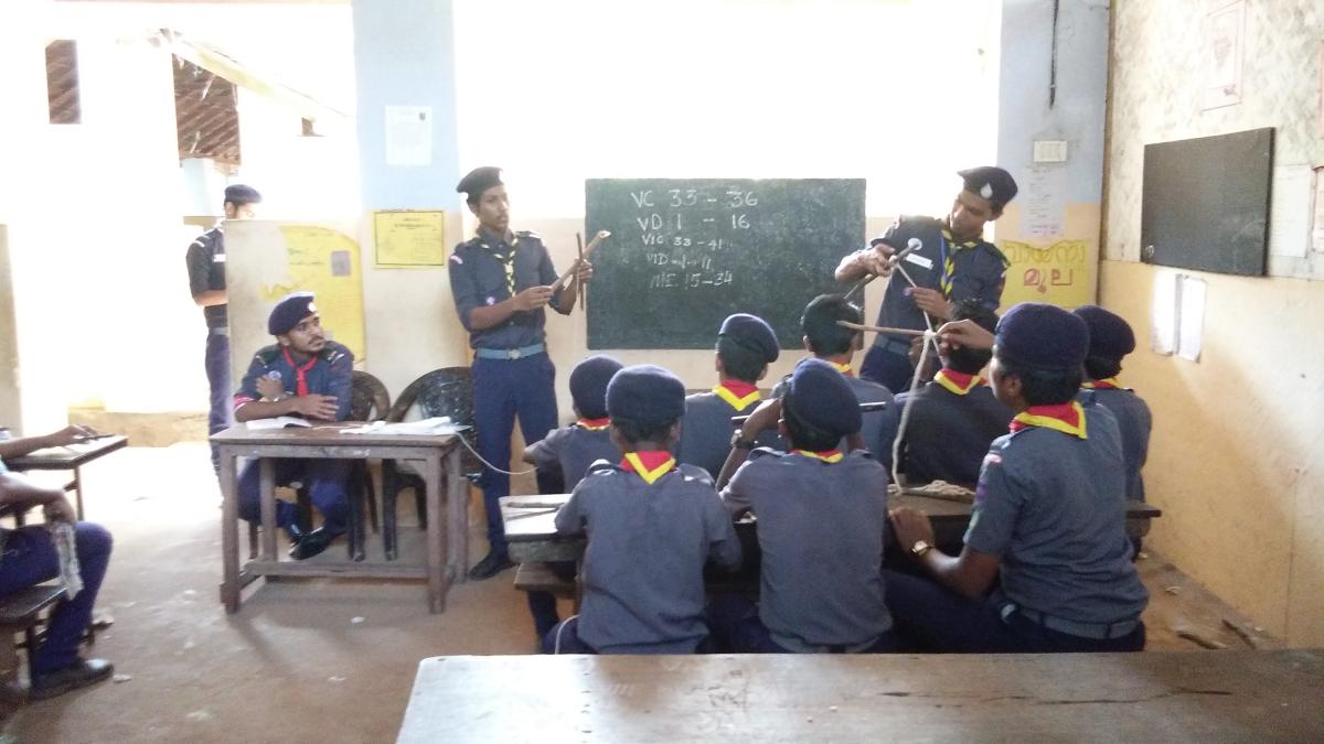 a spcail camp for firstaid and pioneering