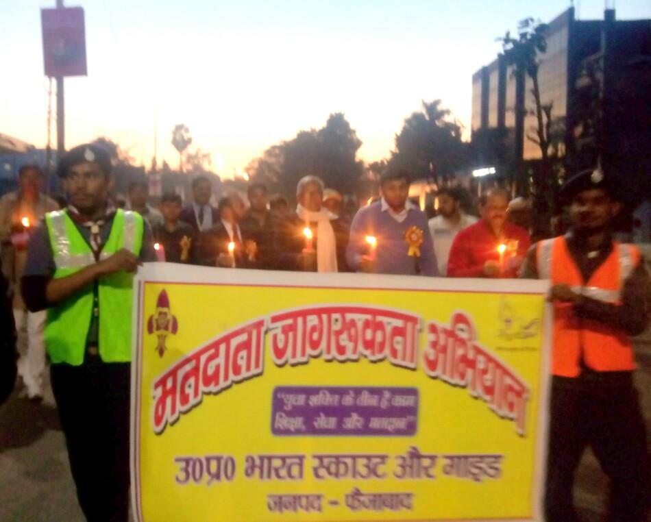 Candle March for Voter Awareness
