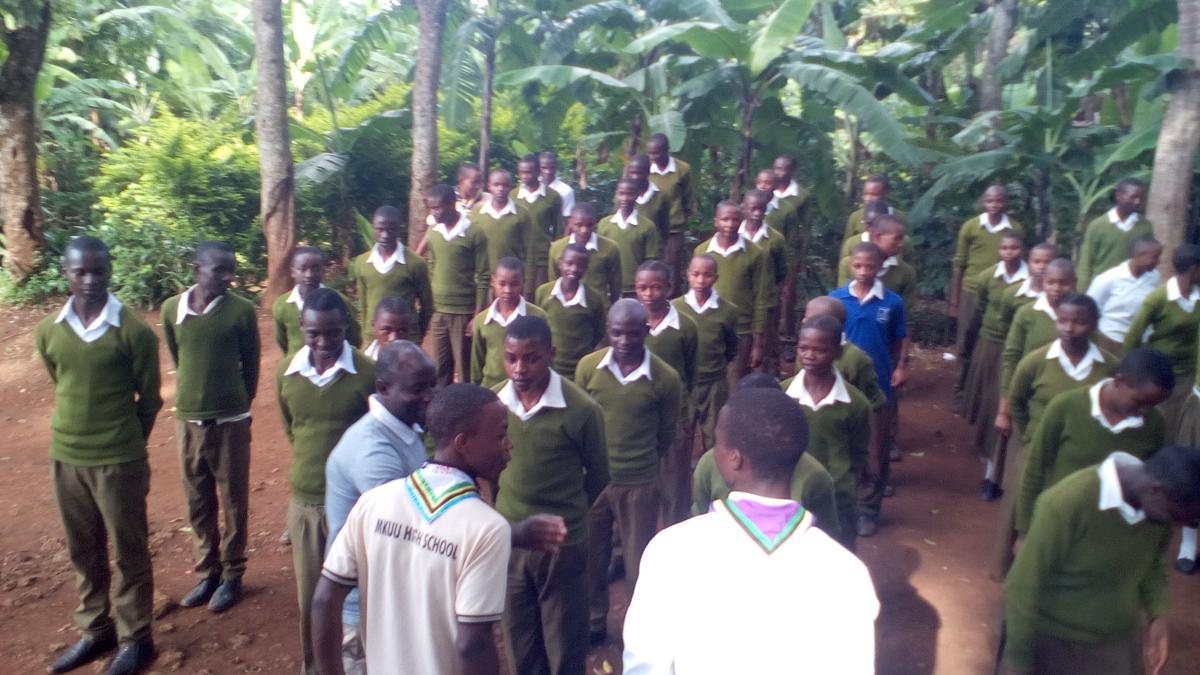 Opening of a new scouts troop in Makiidi Secondary School 