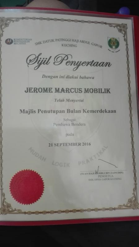 Majlis penutupan bulan kemerdekaan di SMK DPHA Gapor
