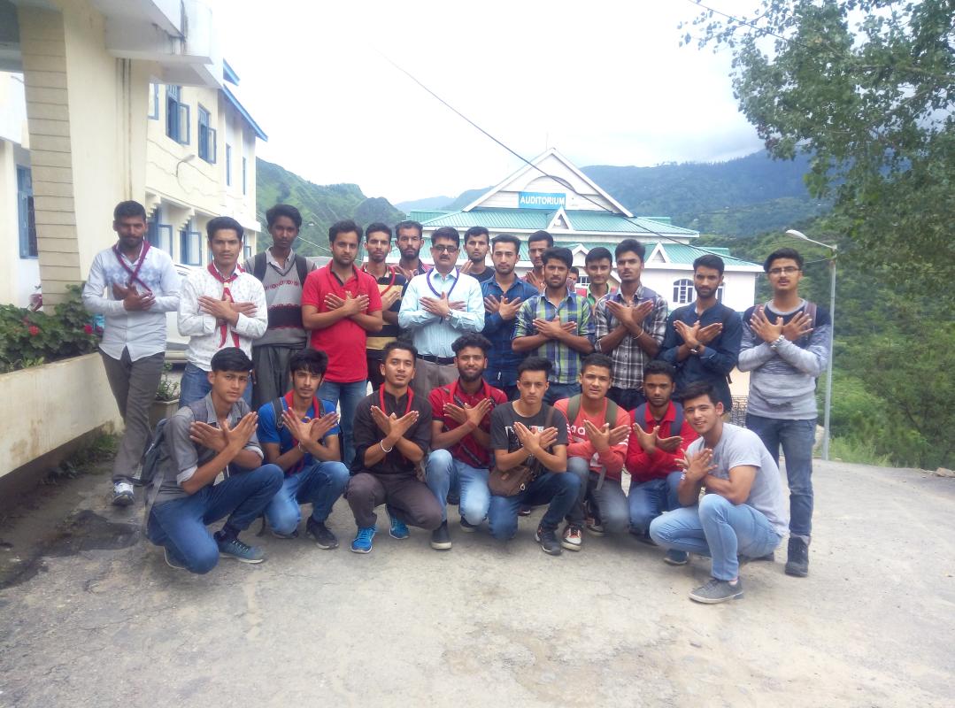 World's Scraf Day Celeberation