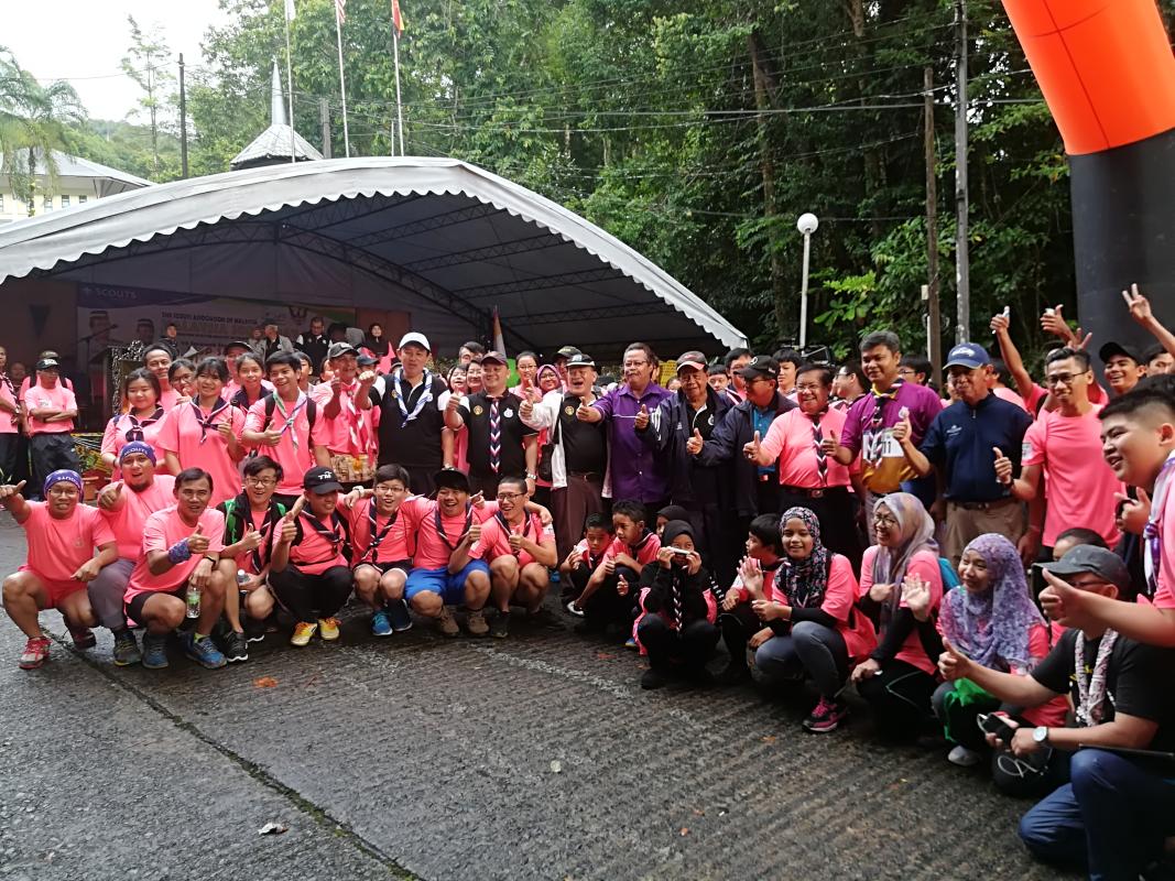 1st MOP Sarawak Climbathon & Malaysia Scout Day 2017