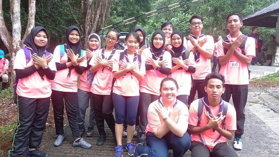 1st Sarawak Scout Mount Serapi Climbathon