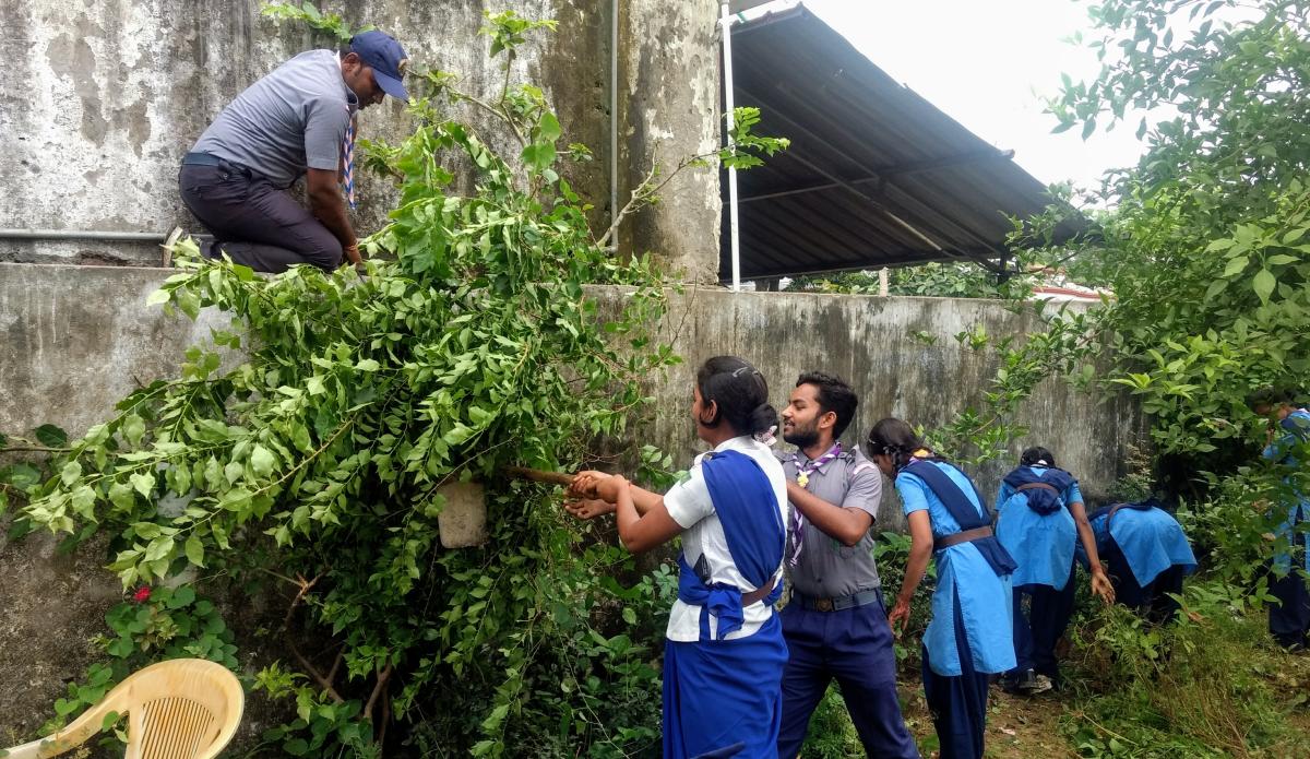 Clean Scout Bhawan