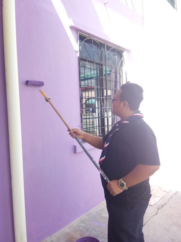 Gotong royong rumah pengakap